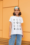 Biały t-shirt do kolorowania